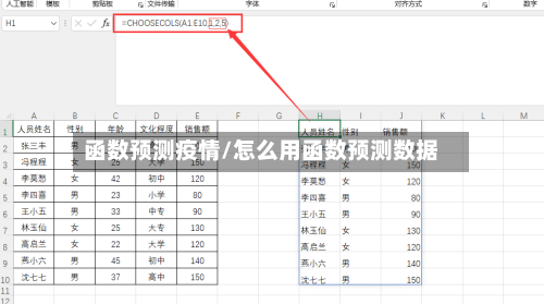 函数预测疫情/怎么用函数预测数据-第2张图片