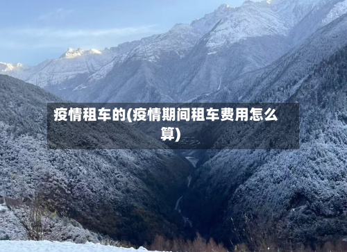 疫情租车的(疫情期间租车费用怎么算)