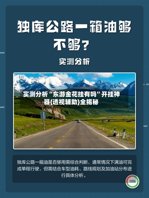 实测分析“东游金花挂有吗”开挂神器{透视辅助}全揭秘-第3张图片