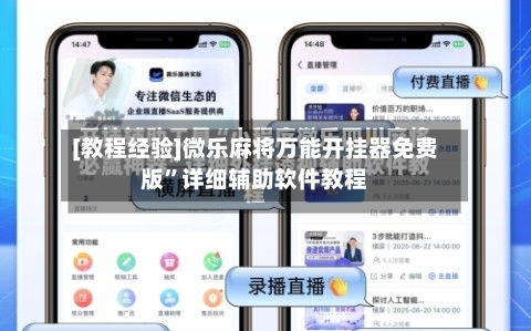[教程经验]微乐麻将万能开挂器免费版”详细辅助软件教程-第3张图片