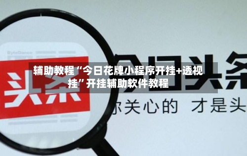 辅助教程“今日花牌小程序开挂+透视挂”开挂辅助软件教程-第3张图片