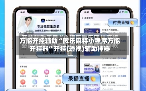 万能开挂辅助“微乐麻将小程序万能开挂器”开挂(透视)辅助神器-第2张图片
