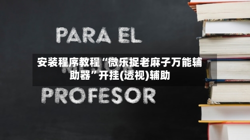 安装程序教程“微乐捉老麻子万能辅助器”开挂(透视)辅助-第1张图片