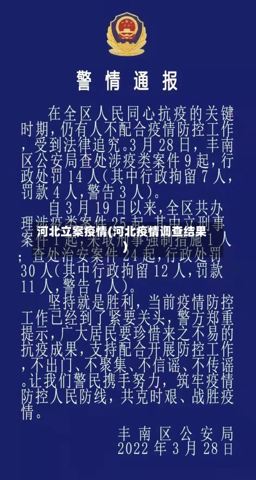 河北立案疫情(河北疫情调查结果)
