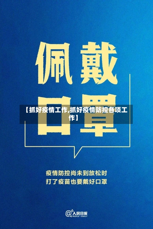 【抓好疫情工作,抓好疫情防控各项工作】-第2张图片