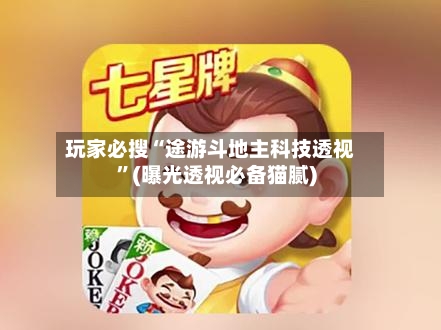 玩家必搜“途游斗地主科技透视”(曝光透视必备猫腻)