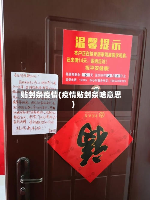 贴封条疫情(疫情贴封条啥意思)-第2张图片