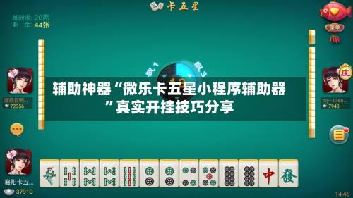辅助神器“微乐卡五星小程序辅助器”真实开挂技巧分享