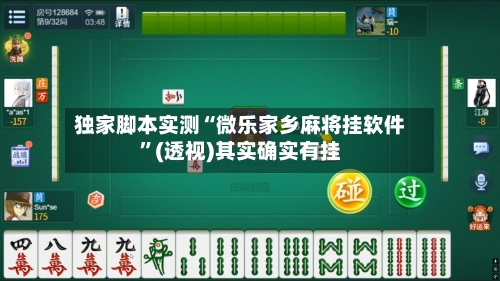 独家脚本实测“微乐家乡麻将挂软件”(透视)其实确实有挂-第1张图片