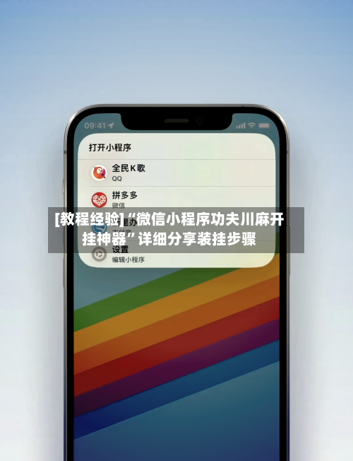 [教程经验]“微信小程序功夫川麻开挂神器”详细分享装挂步骤