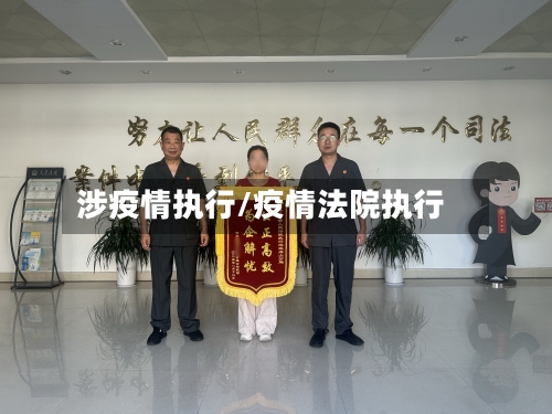 涉疫情执行/疫情法院执行-第1张图片