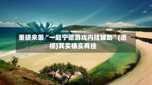重磅来袭“一起宁德游戏内挂辅助”(透视)其实确实有挂