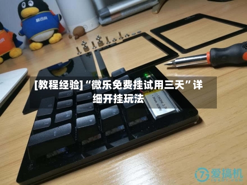 [教程经验]“微乐免费挂试用三天”详细开挂玩法-第1张图片