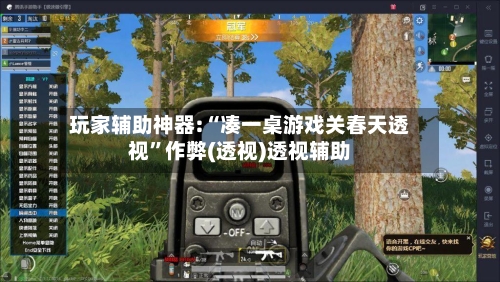 玩家辅助神器:“凑一桌游戏关春天透视”作弊(透视)透视辅助