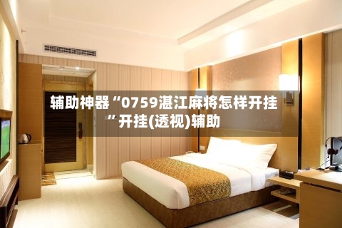 辅助神器“0759湛江麻将怎样开挂”开挂(透视)辅助