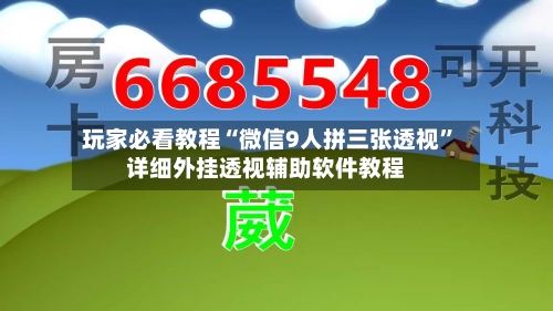 玩家必看教程“微信9人拼三张透视”详细外挂透视辅助软件教程-第3张图片