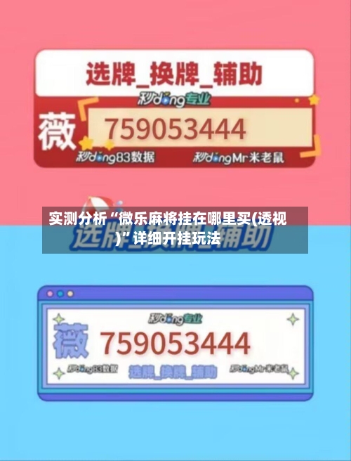 实测分析“微乐麻将挂在哪里买(透视)”详细开挂玩法-第2张图片