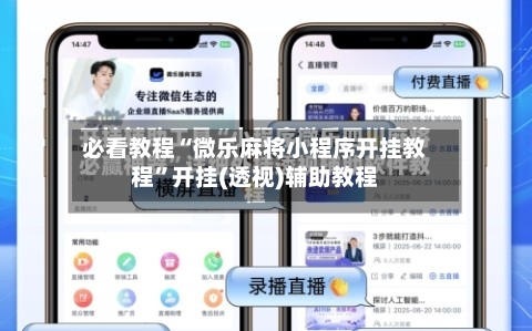 必看教程“微乐麻将小程序开挂教程”开挂(透视)辅助教程-第3张图片