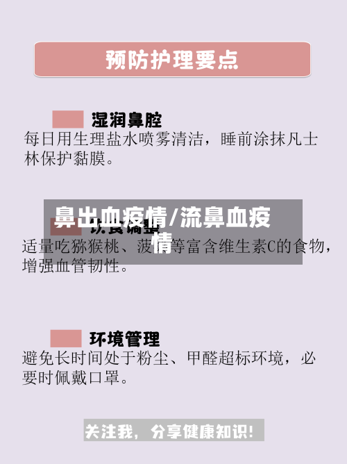 鼻出血疫情/流鼻血疫情-第2张图片