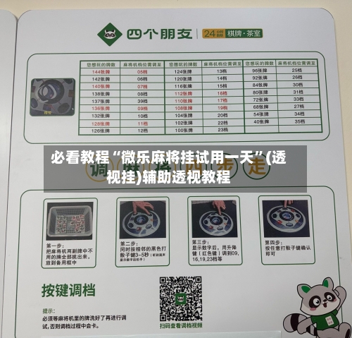 必看教程“微乐麻将挂试用一天”(透视挂)辅助透视教程
