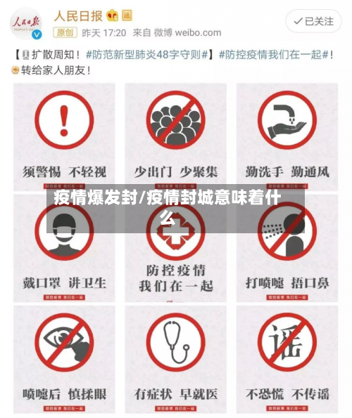 疫情爆发封/疫情封城意味着什么