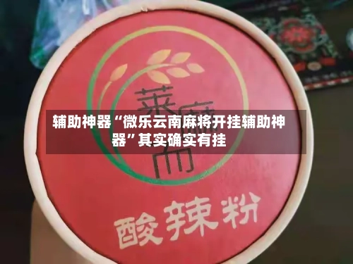 辅助神器“微乐云南麻将开挂辅助神器”其实确实有挂-第2张图片