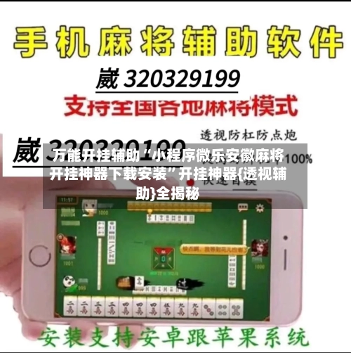 万能开挂辅助“小程序微乐安徽麻将开挂神器下载安装”开挂神器{透视辅助}全揭秘-第3张图片