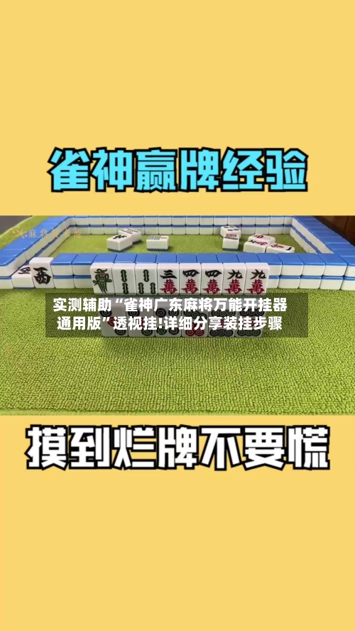 实测辅助“雀神广东麻将万能开挂器通用版”透视挂!详细分享装挂步骤-第2张图片