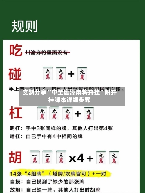 实测分享“中至鹰潭麻将开挂”附开挂脚本详细步骤