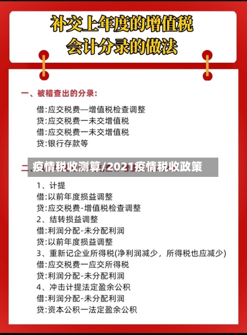 疫情税收测算/2021疫情税收政策