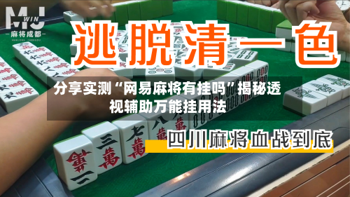 分享实测“网易麻将有挂吗	”揭秘透视辅助万能挂用法-第2张图片