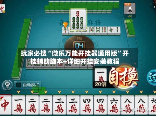 玩家必搜“微乐万能开挂器通用版”开挂辅助脚本+详细开挂安装教程