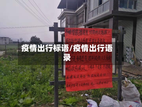 疫情出行标语/疫情出行语录-第2张图片