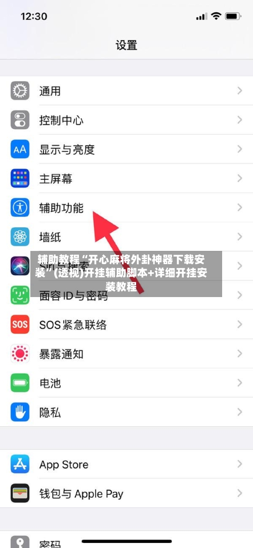 辅助教程“开心麻将外卦神器下载安装”(透视)开挂辅助脚本+详细开挂安装教程-第1张图片