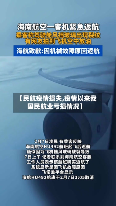 【民航疫情损失,疫情以来我国民航业亏损情况】-第1张图片