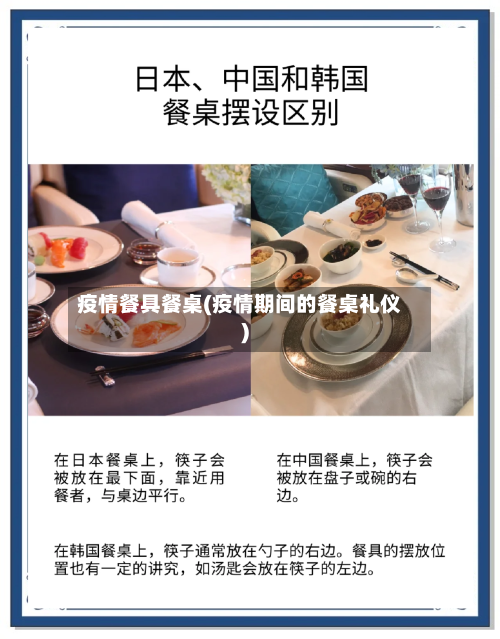 疫情餐具餐桌(疫情期间的餐桌礼仪)