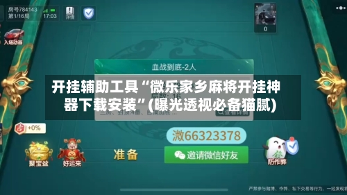 开挂辅助工具“微乐家乡麻将开挂神器下载安装”(曝光透视必备猫腻)-第2张图片
