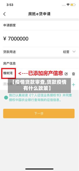 【疫情贷款审查,贷款疫情有什么政策】