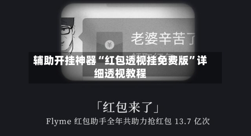 辅助开挂神器“红包透视挂免费版”详细透视教程