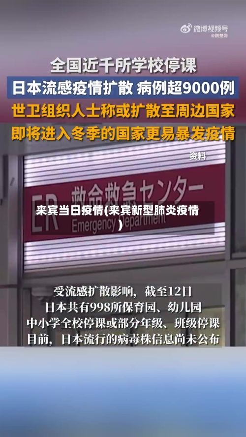 来宾当日疫情(来宾新型肺炎疫情)