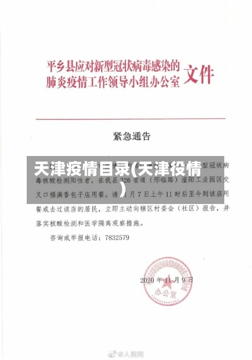 天津疫情目录(天津役情)