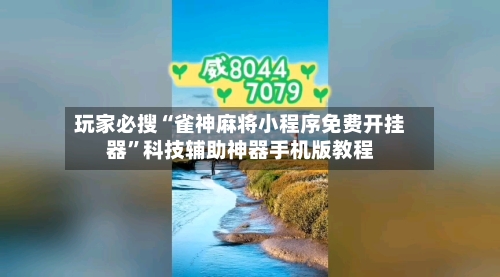 玩家必搜“雀神麻将小程序免费开挂器	”科技辅助神器手机版教程-第3张图片