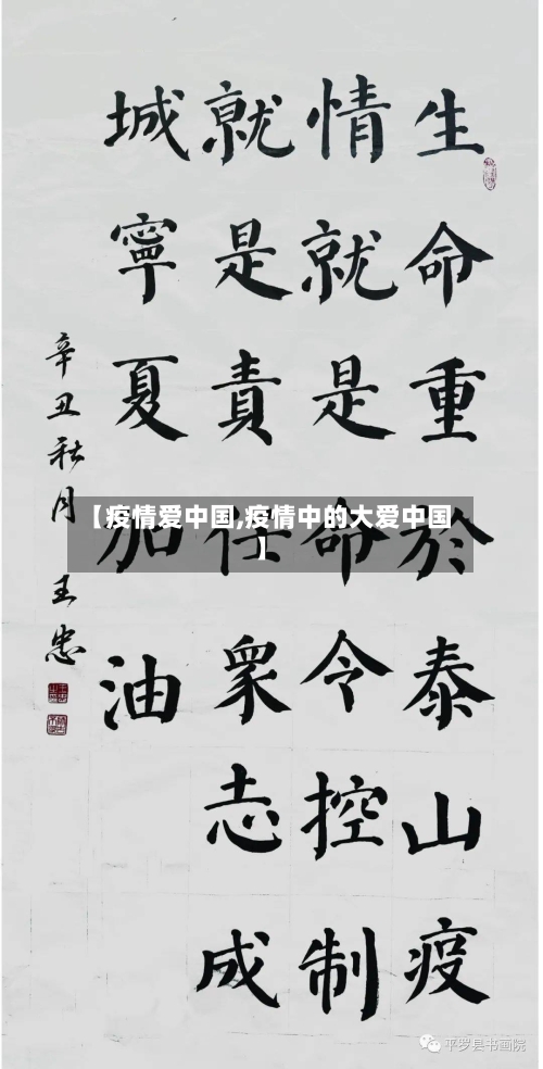 【疫情爱中国,疫情中的大爱中国】-第1张图片