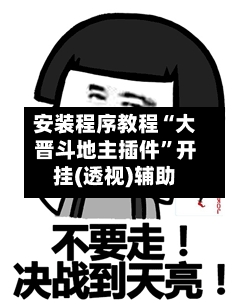 安装程序教程“大晋斗地主插件”开挂(透视)辅助