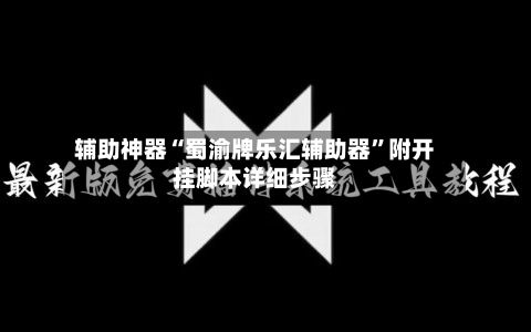 辅助神器“蜀渝牌乐汇辅助器	”附开挂脚本详细步骤-第2张图片