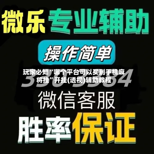 玩家必知“哪个平台可以买到手机麻将挂”开挂(透视)辅助教程-第2张图片