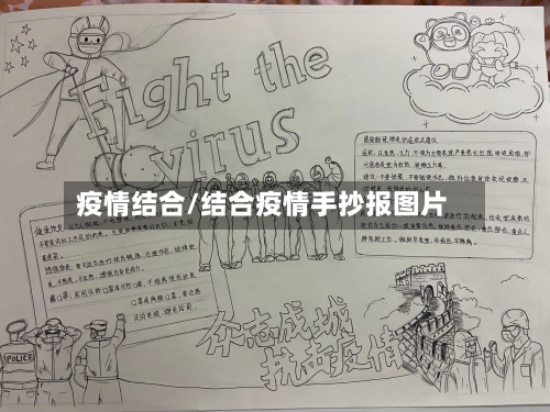 疫情结合/结合疫情手抄报图片