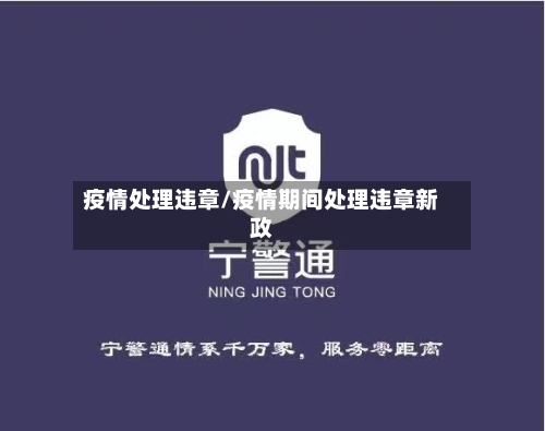 疫情处理违章/疫情期间处理违章新政-第2张图片