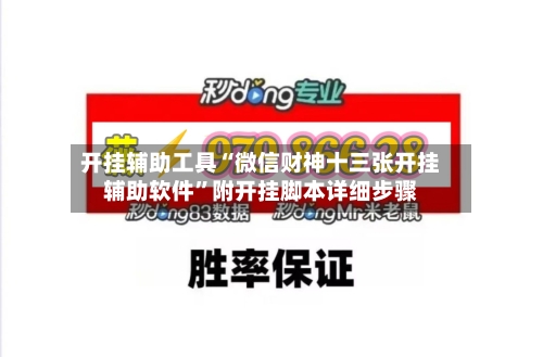 开挂辅助工具“微信财神十三张开挂辅助软件	”附开挂脚本详细步骤-第2张图片