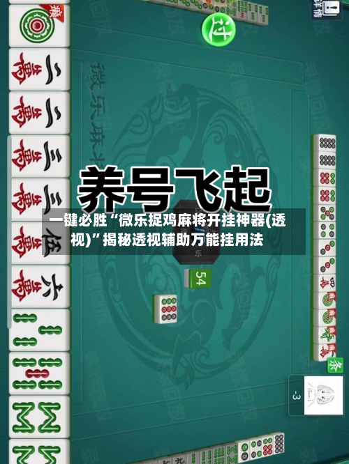 一键必胜“微乐捉鸡麻将开挂神器(透视)	”揭秘透视辅助万能挂用法-第1张图片